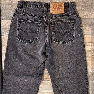 Levi's 551 vintage Washed Black tapered leg Relaxed fit Jeans